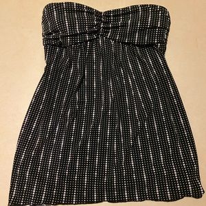 Black w/ White Polka Dot Top